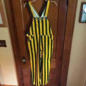 Striped Overalls Unisex